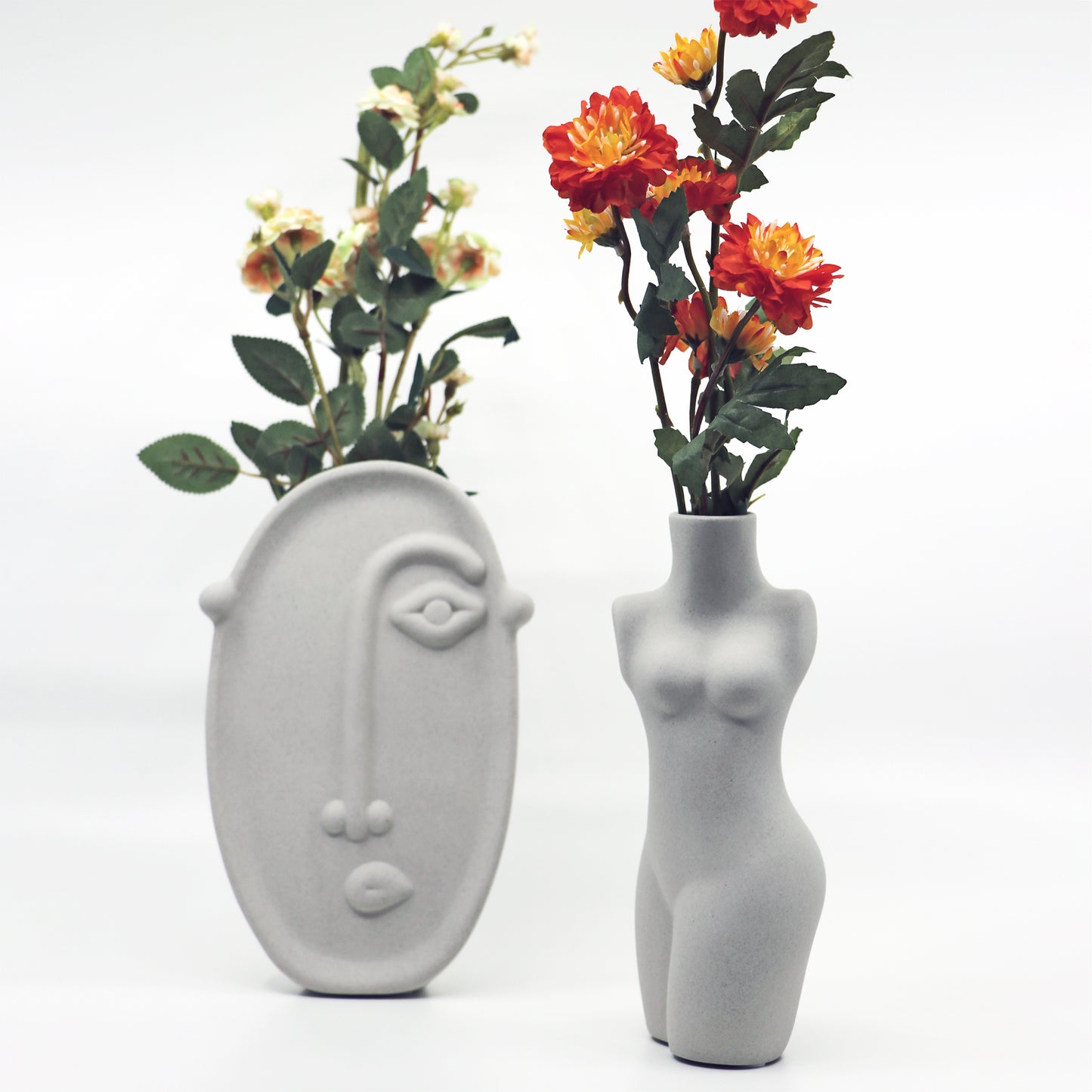 Lady Posing in 3 Styles - Ceramic Vase