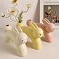 Flower Rabbit - Ceramic Vase