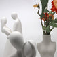 Lady Posing in 3 Styles - Ceramic Vase