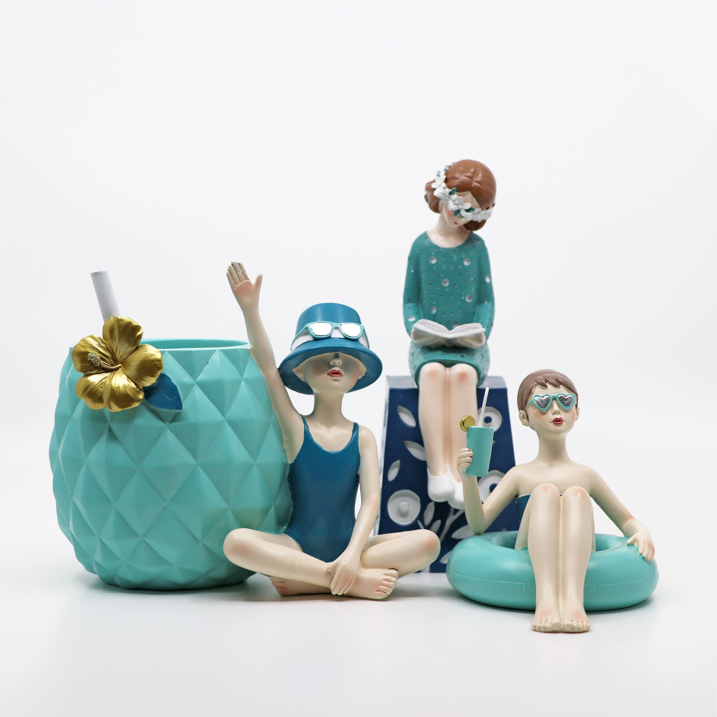 Beach Girl Holder - Resin Figure