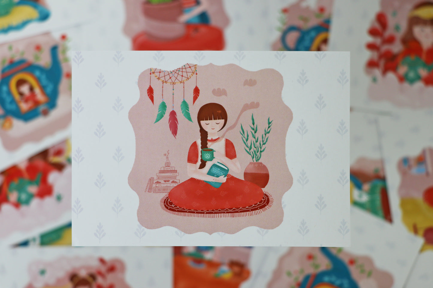 Tranquil Girl - Postcard