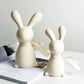 Bunny Family - Ceramic Ornament