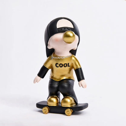 Cool Skater [Posed Boarding] - Decor Figurine