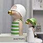 Blowing Gum Girl [Small] - Decor Figurine