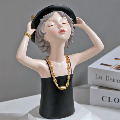 Hat Girl - Resin Figure