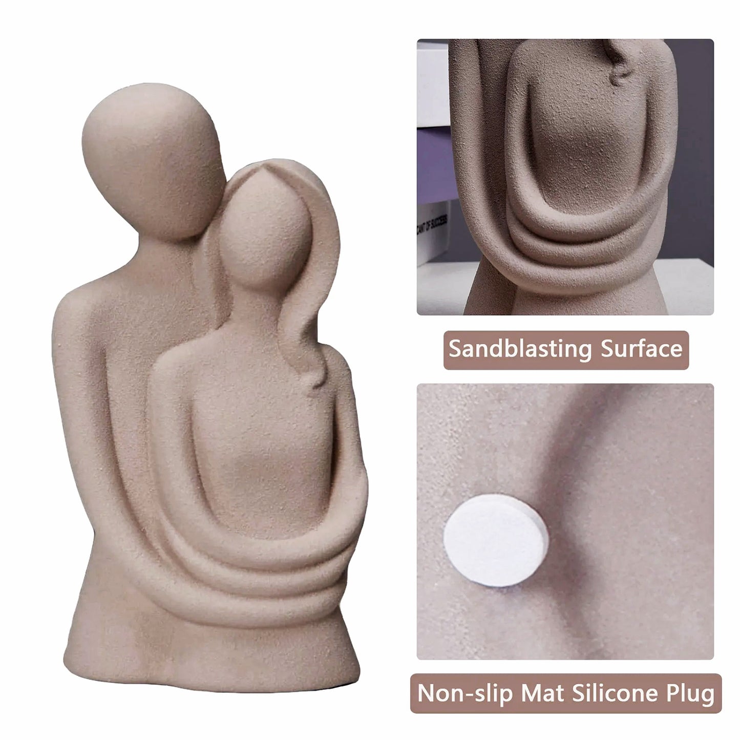 Romantic Couple [Half Torso] - Ceramic Figure