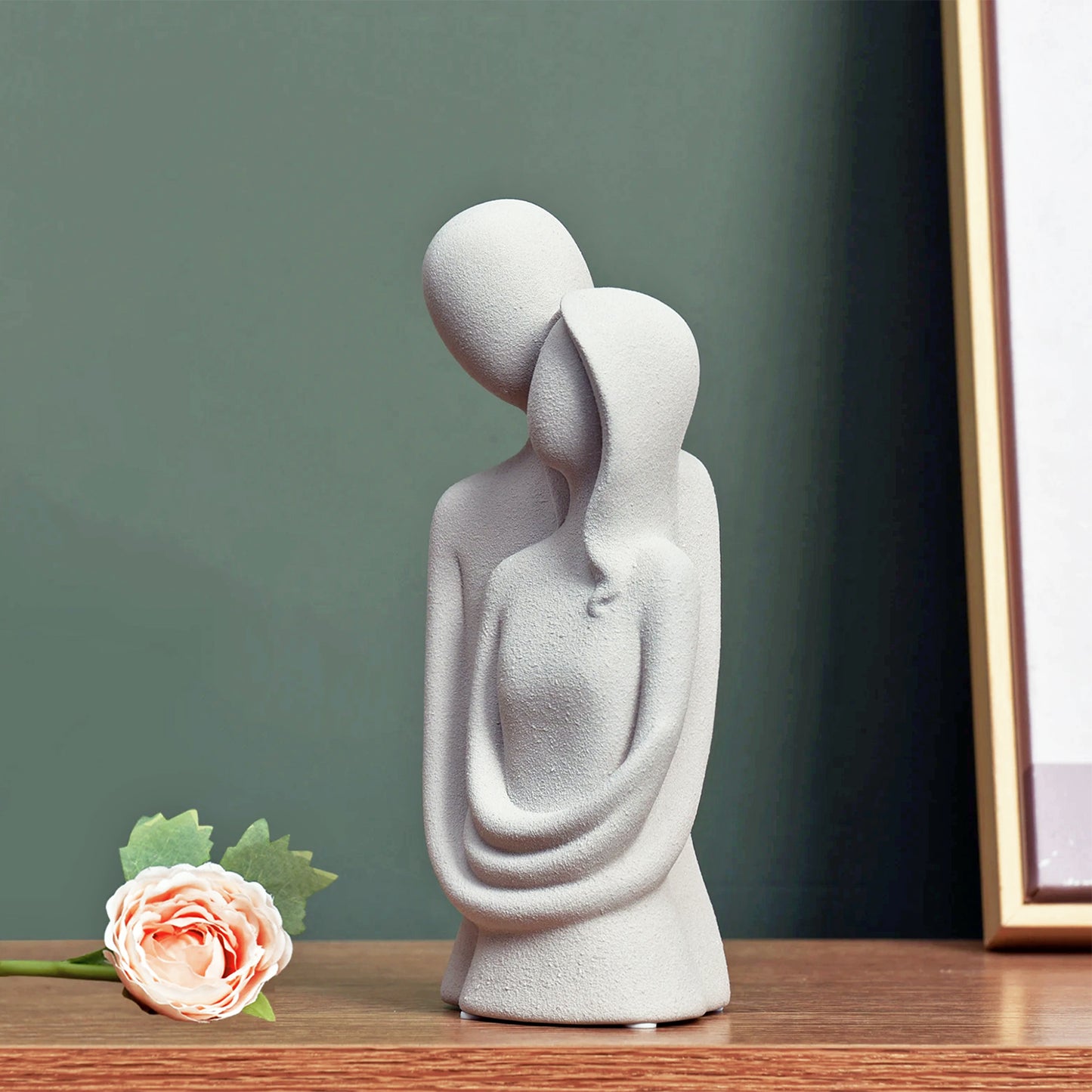 Romantic Couple [Half Torso] - Ceramic Figure