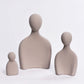 3-Member Family - Ceramic Ornament