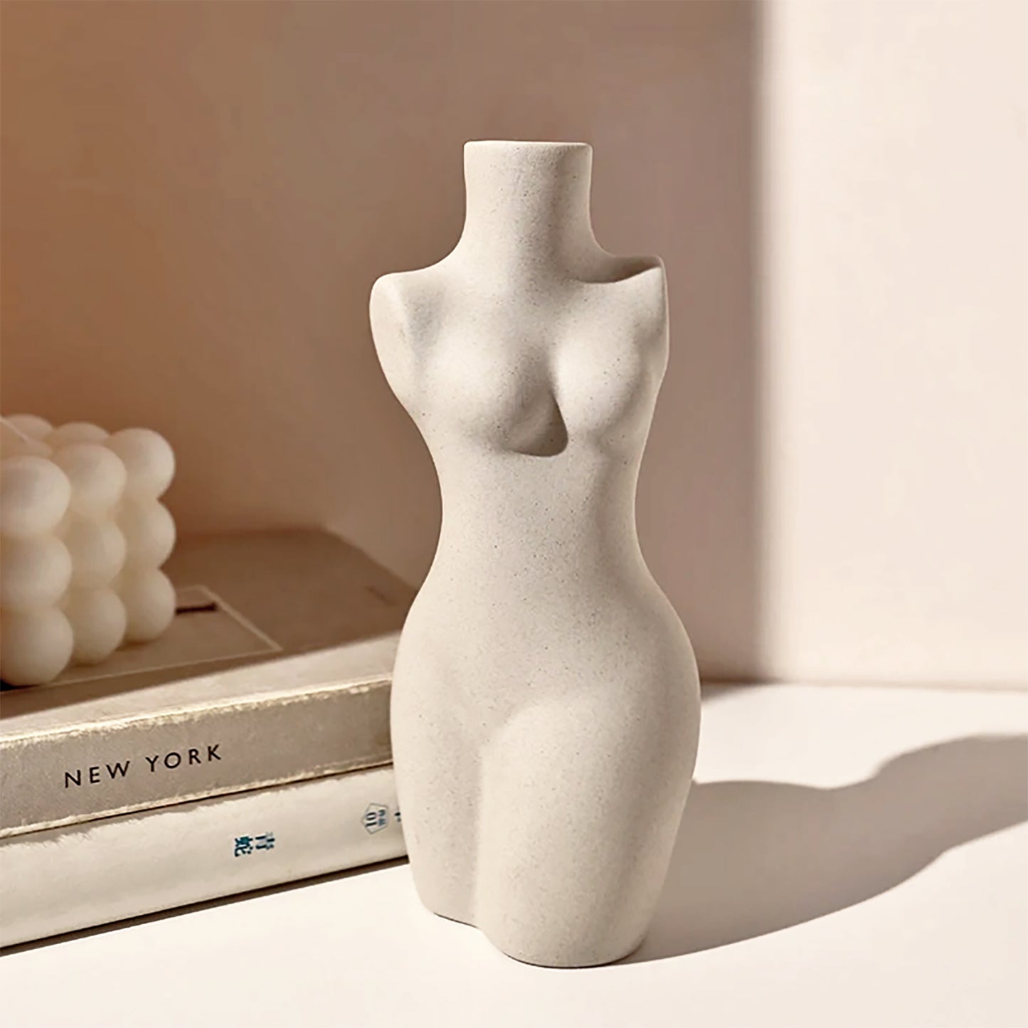 Lady Posing in 3 Styles - Ceramic Vase