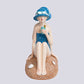 Seated Beach Girl - Resin Figure