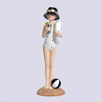 Static Beach Girl - Resin Figure