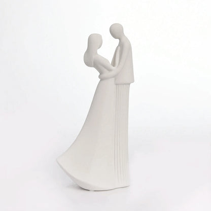 Romantic Couple [Full Torso] - Ceramic Figure