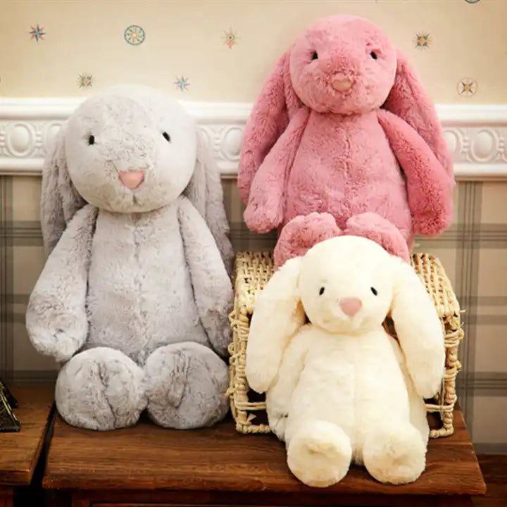 Bunny in 3 Colors - Plush Animal