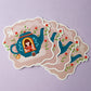 3 Cards of Die Cut Sticker