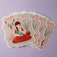 3 Cards of Die Cut Sticker