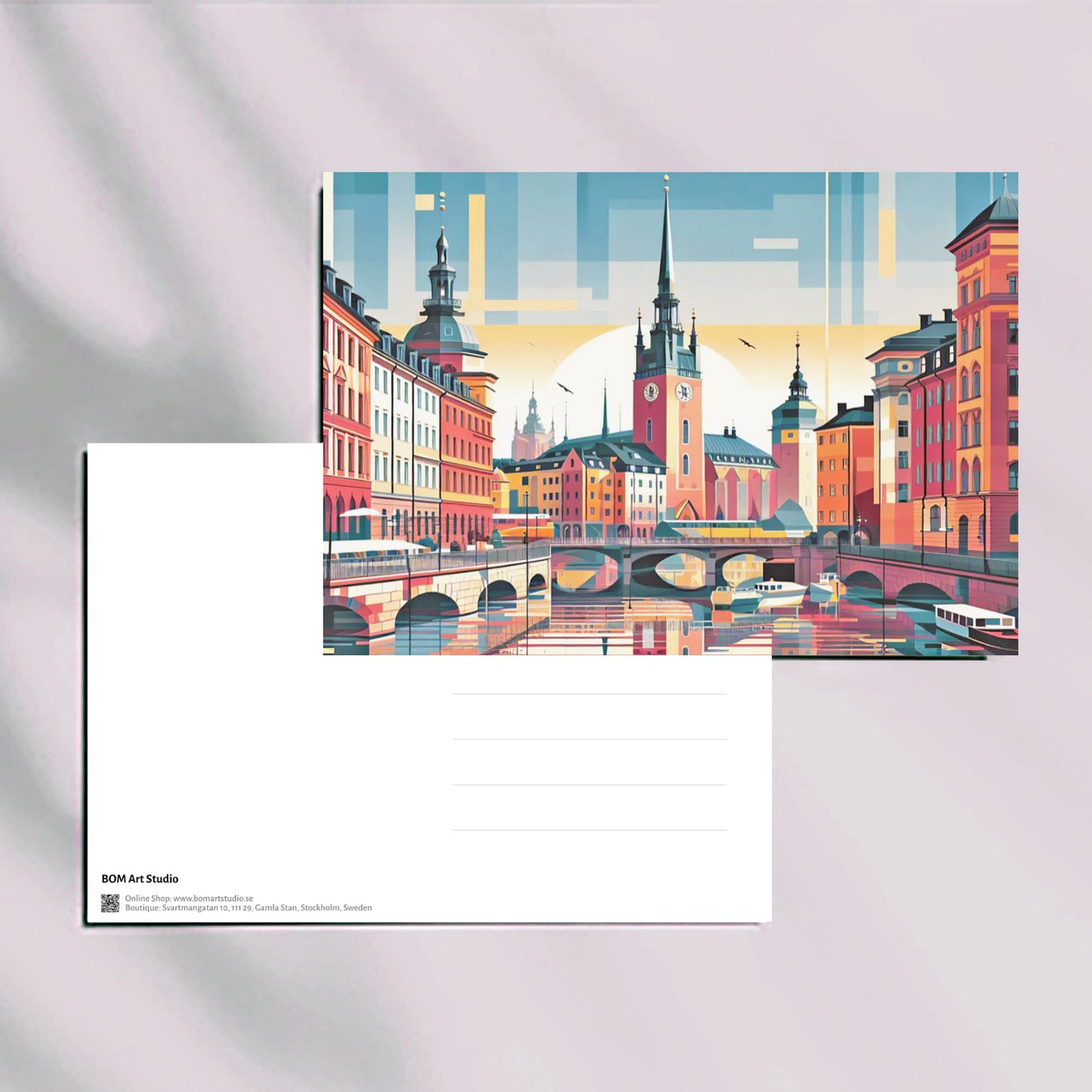 Swedish Urban Elegance - Postcard