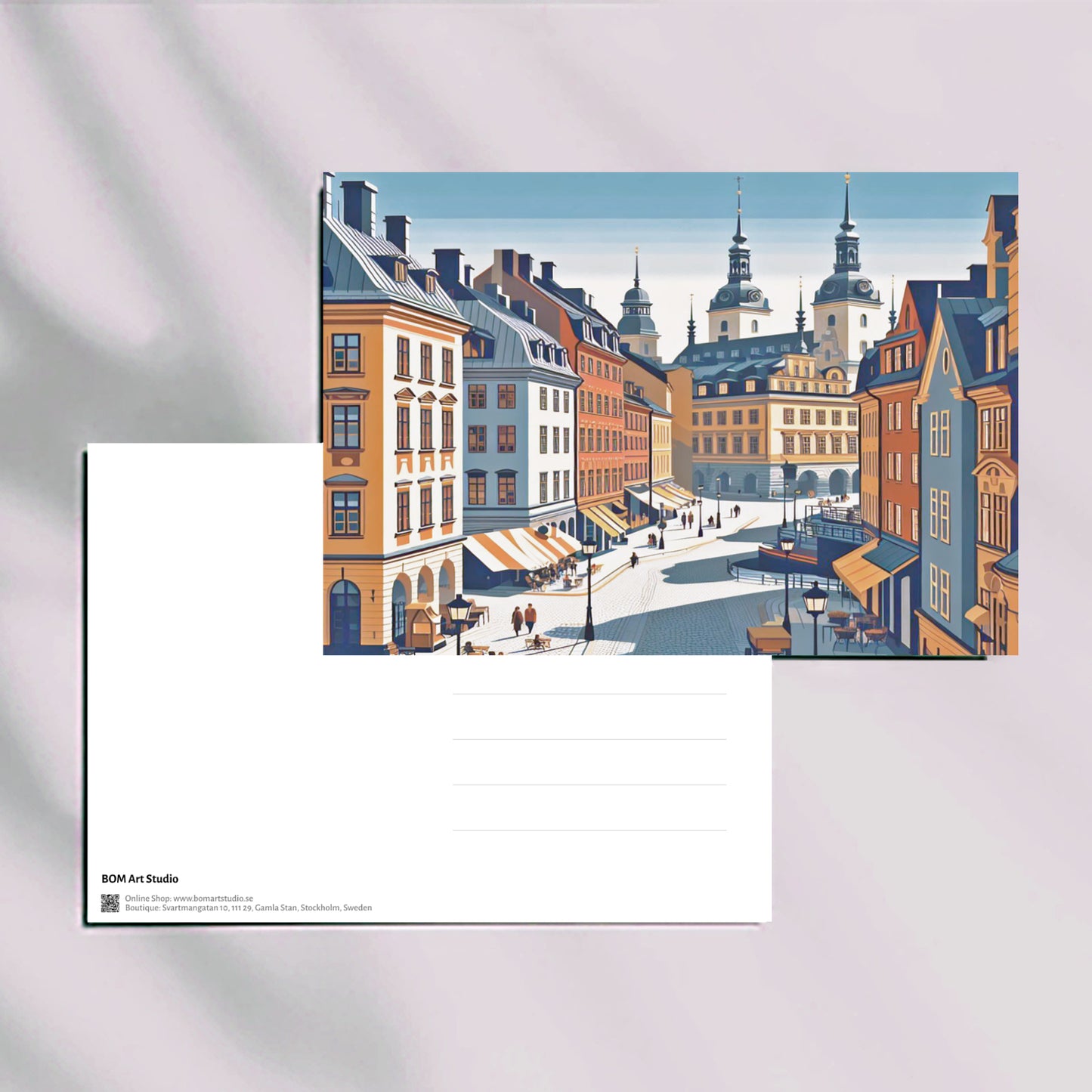 Swedish Urban Elegance - Postcard