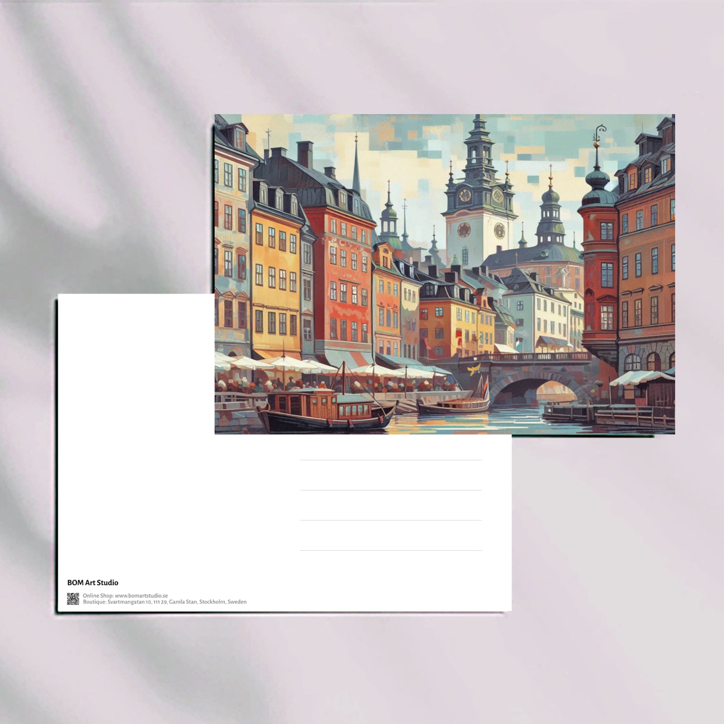 Swedish Urban Elegance - Postcard