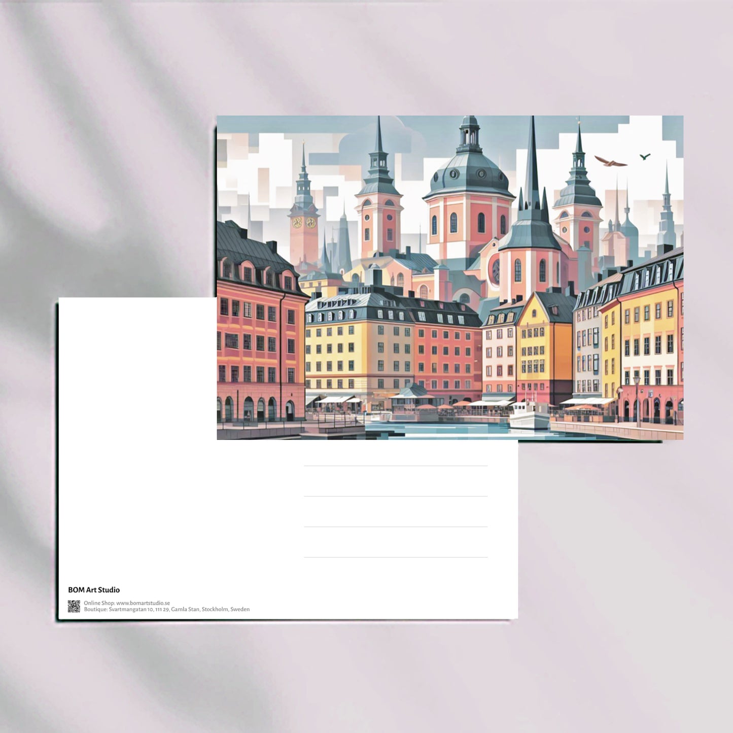 Swedish Urban Elegance - Postcard