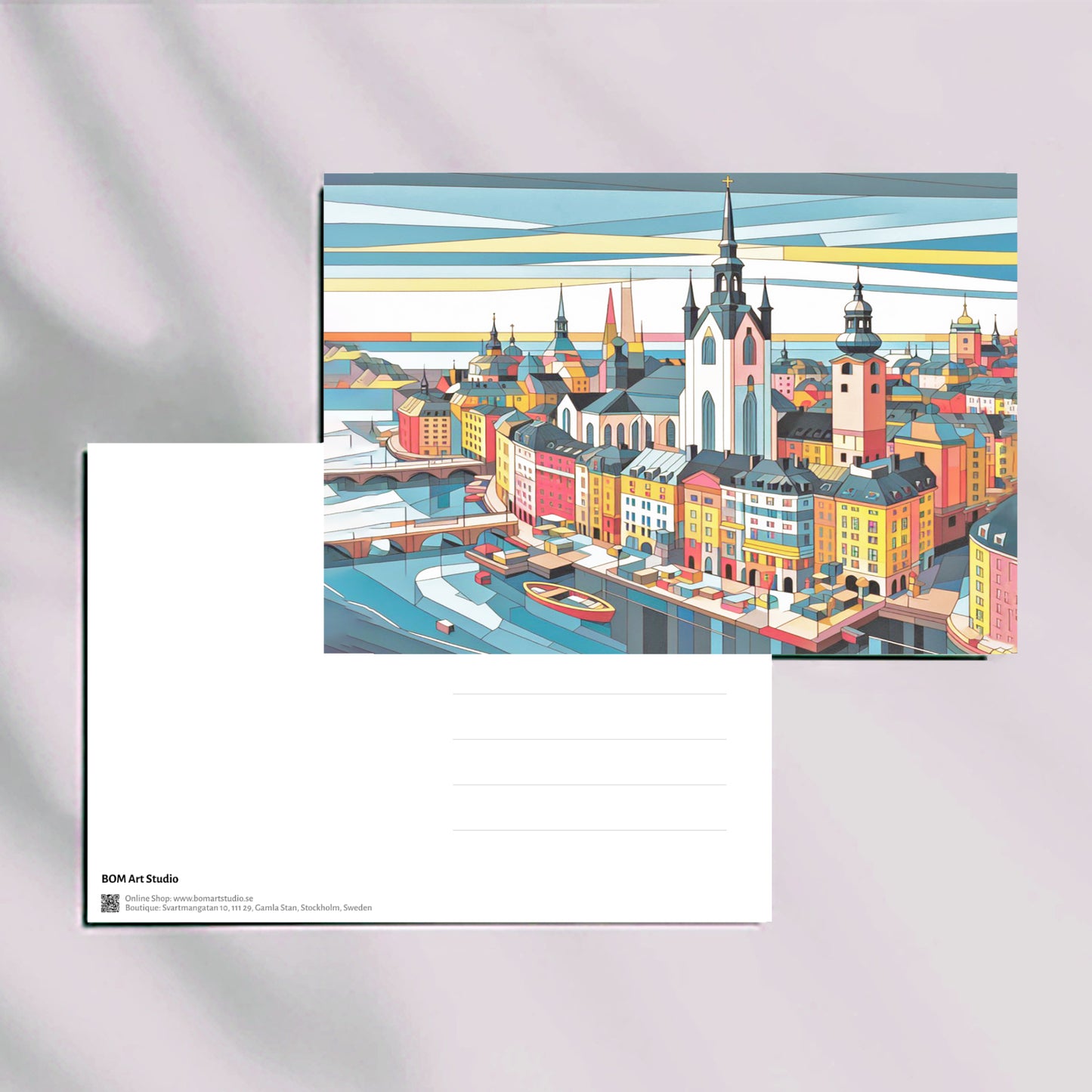 Swedish Urban Elegance - Postcard