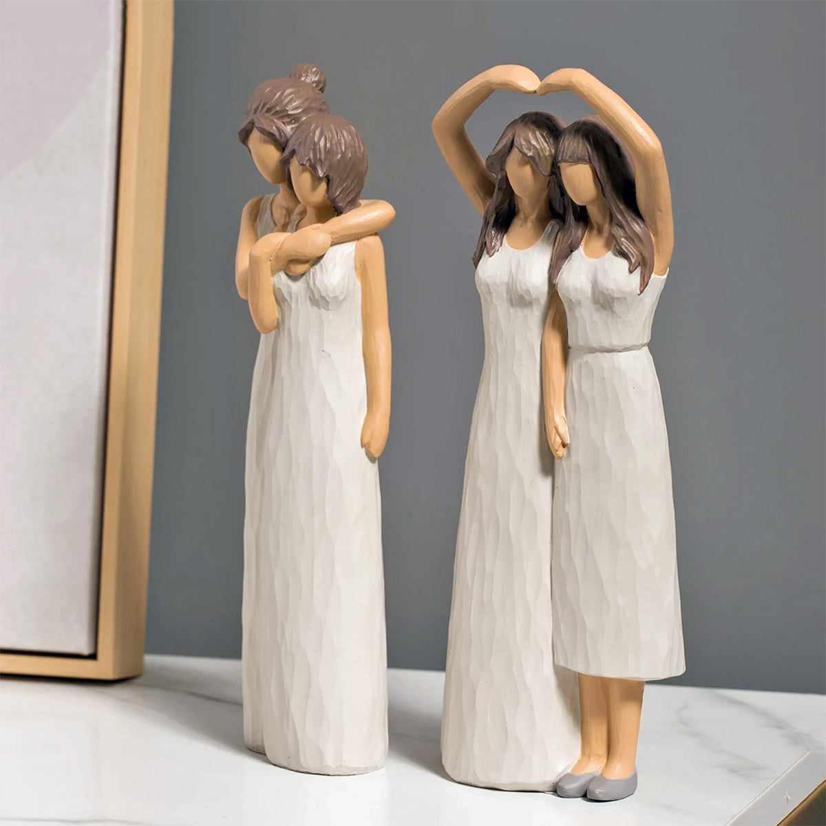 Sisters in Love - Resin Figure