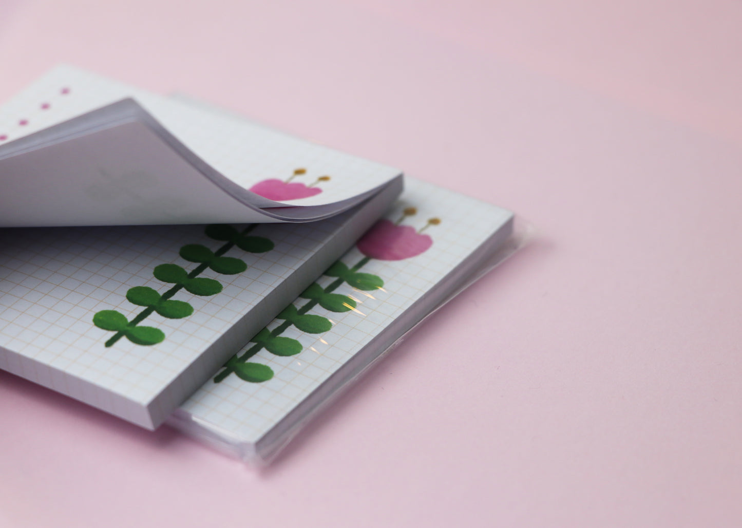 Pink Flower - Memo Pad