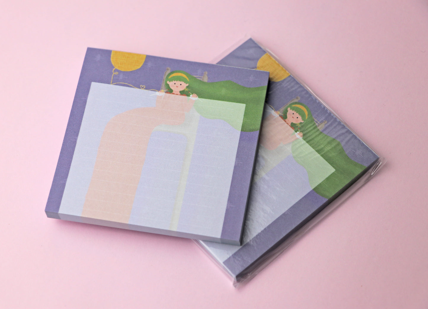 Knitting Girl - Memo Pad