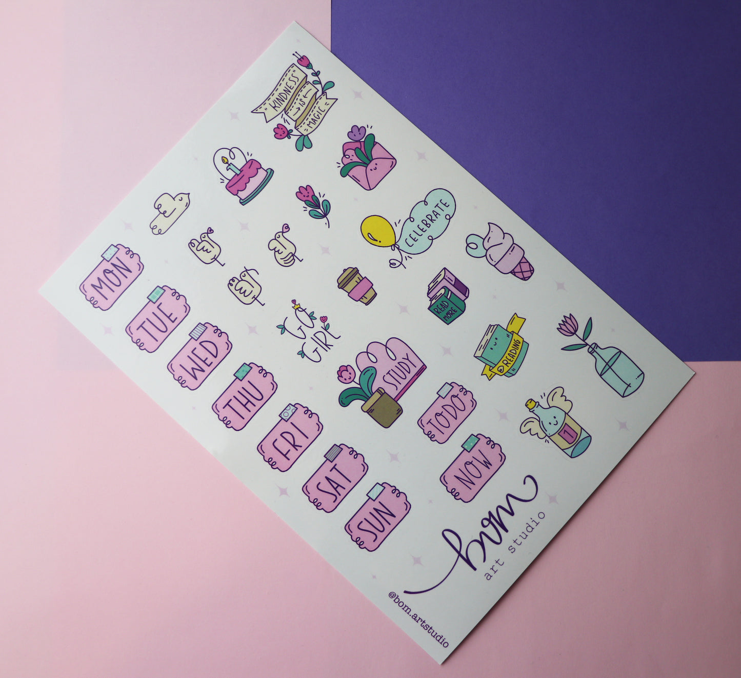 Weekdays Planner - Sticker Set