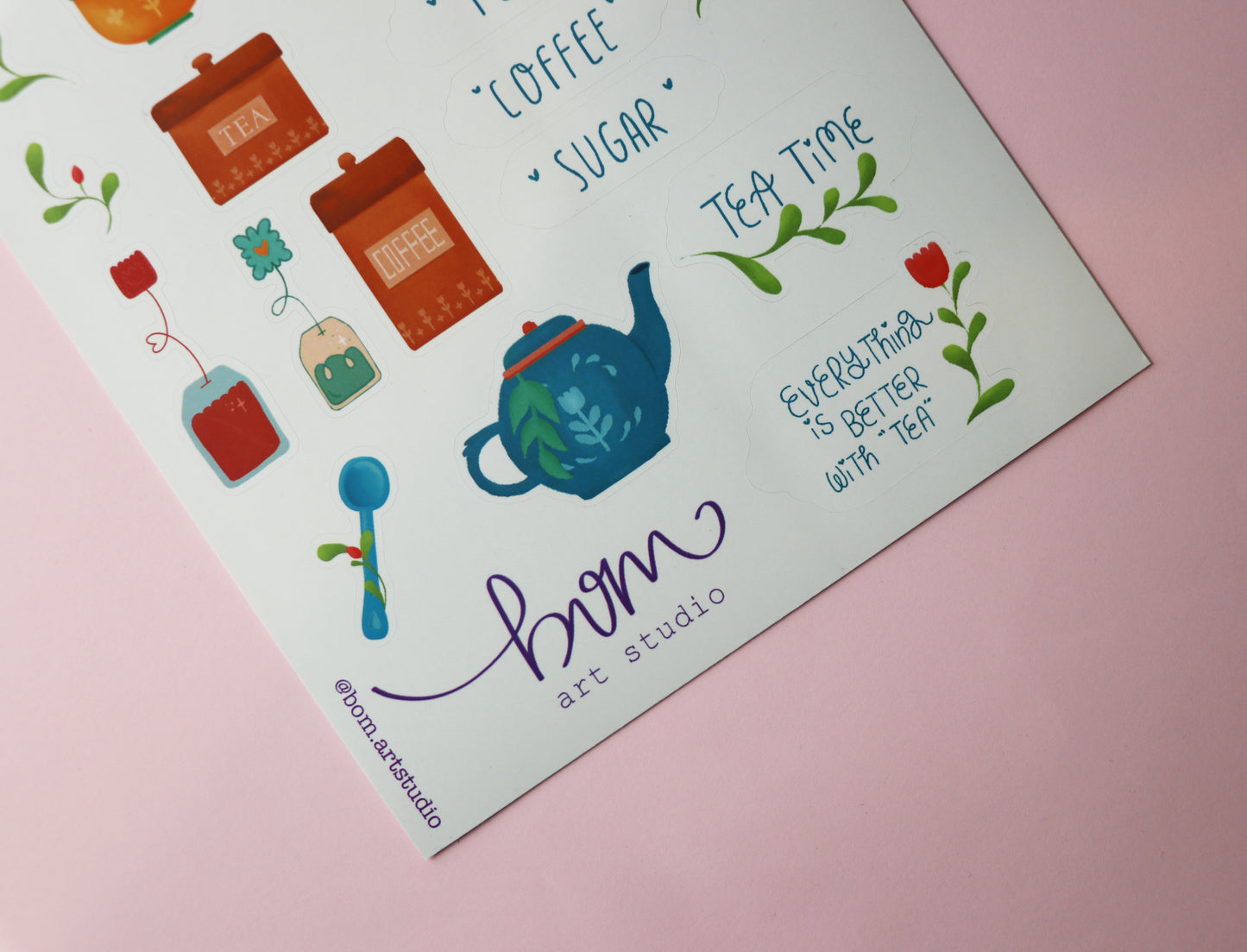 Tea Pot Girl - Sticker Set