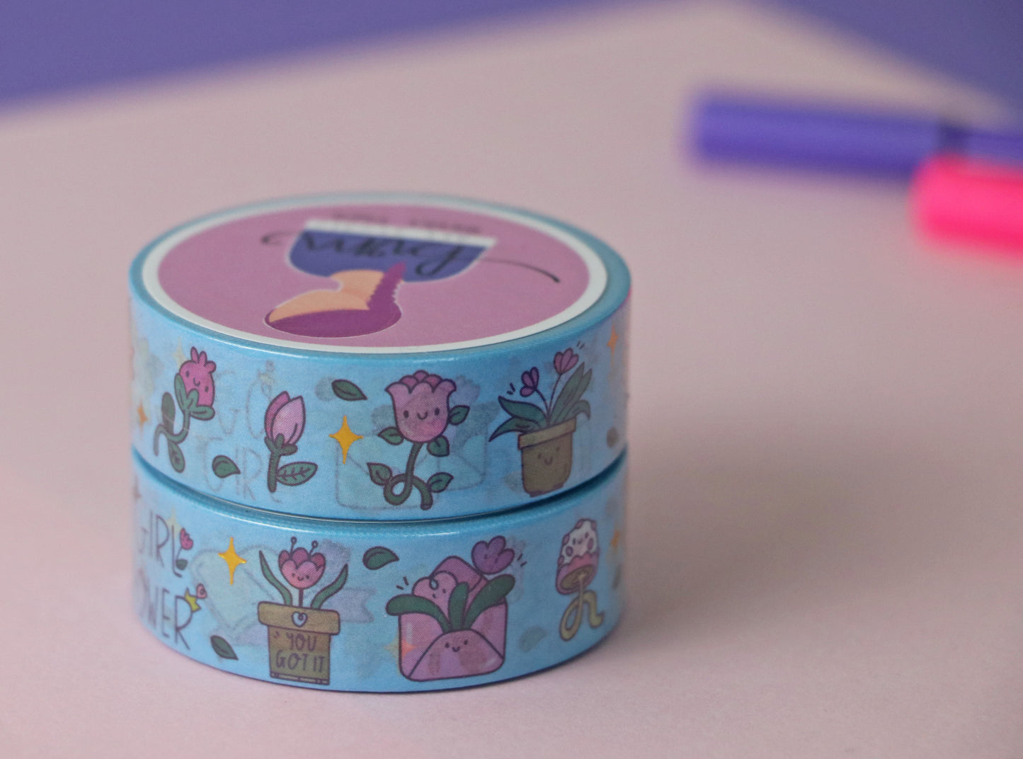 Girl Power Design - Washi Tape