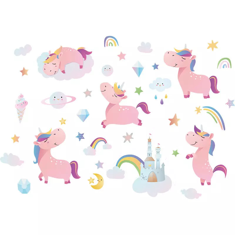 Rainbow Unicorn - Wall Sticker