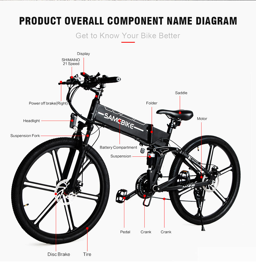 SameBike Helios [L26 II IT] _ 500W 48V 10Ah