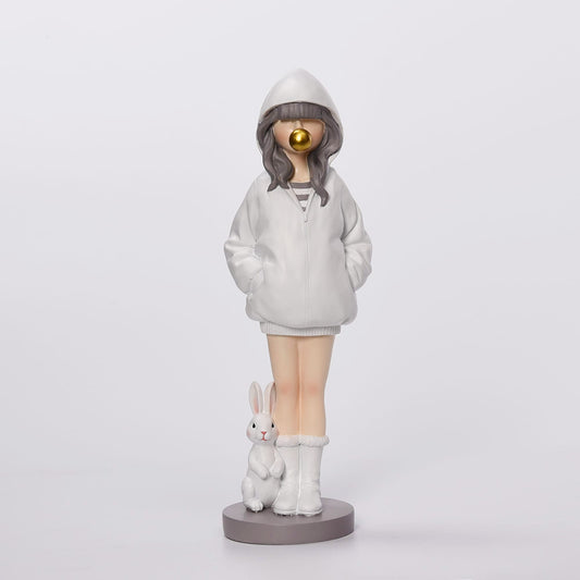 Girl with Gum - Decor Figurine