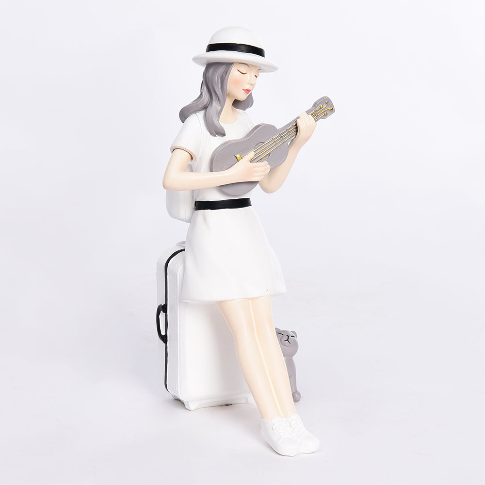 Guitarist Girl - Decor Figurine