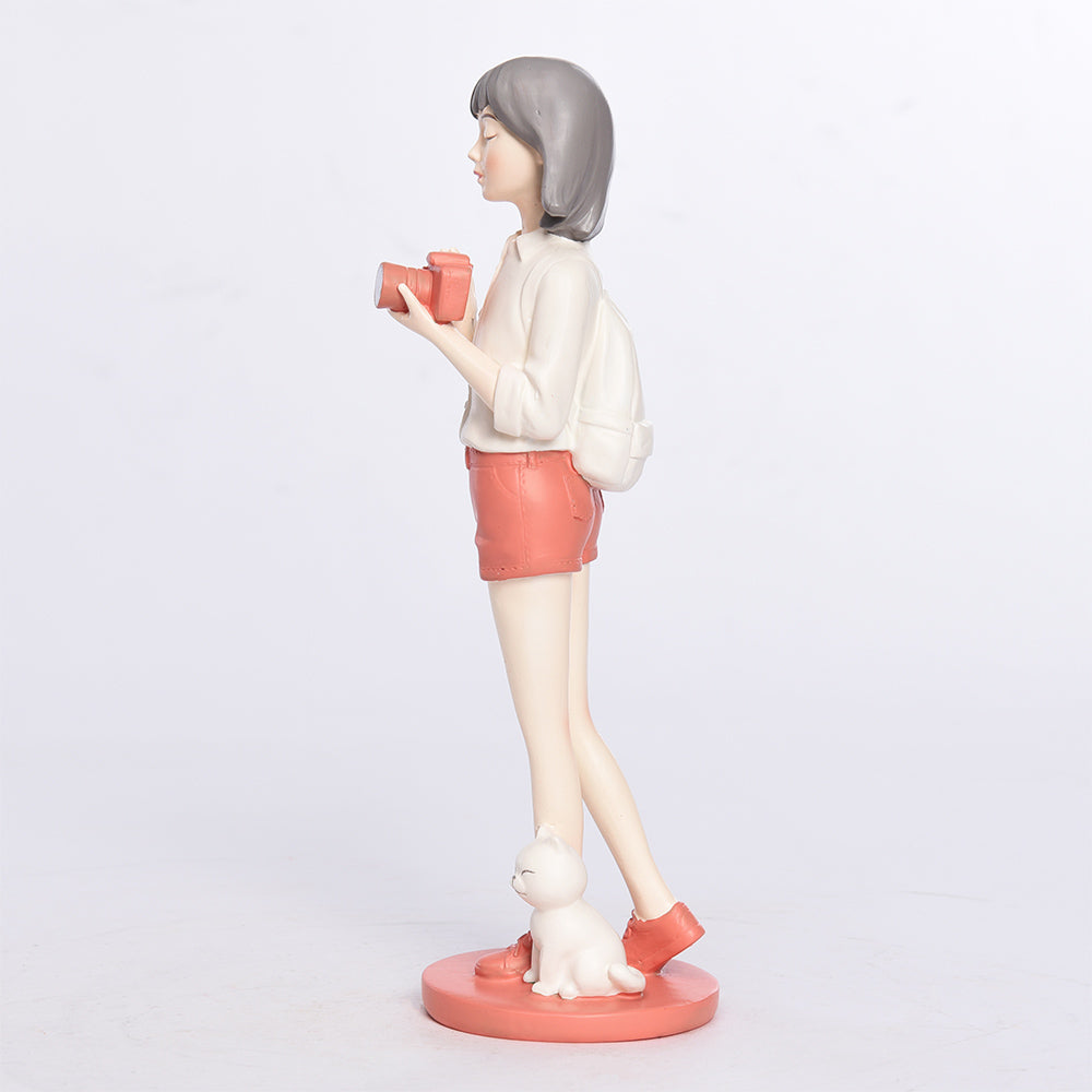 Photographer Girl - Decor Figurine