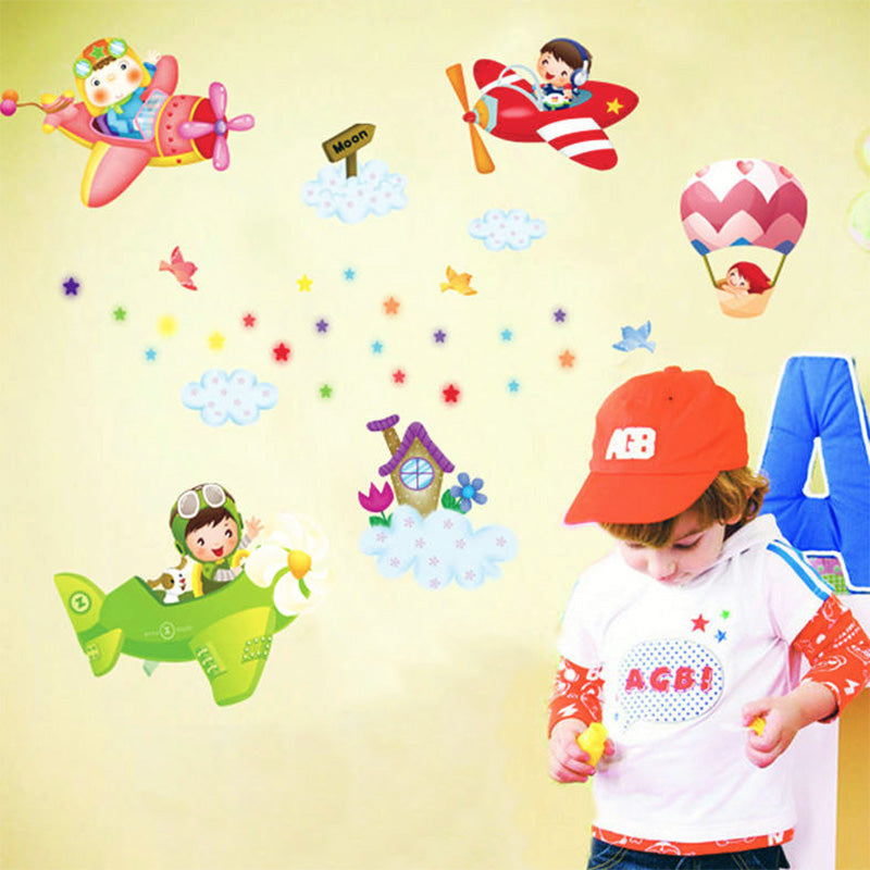 Flying Boys - Wall Sticker