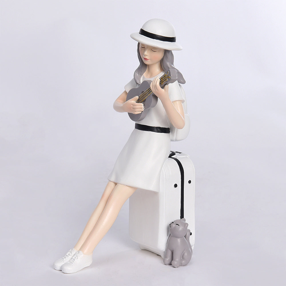 Guitarist Girl - Decor Figurine