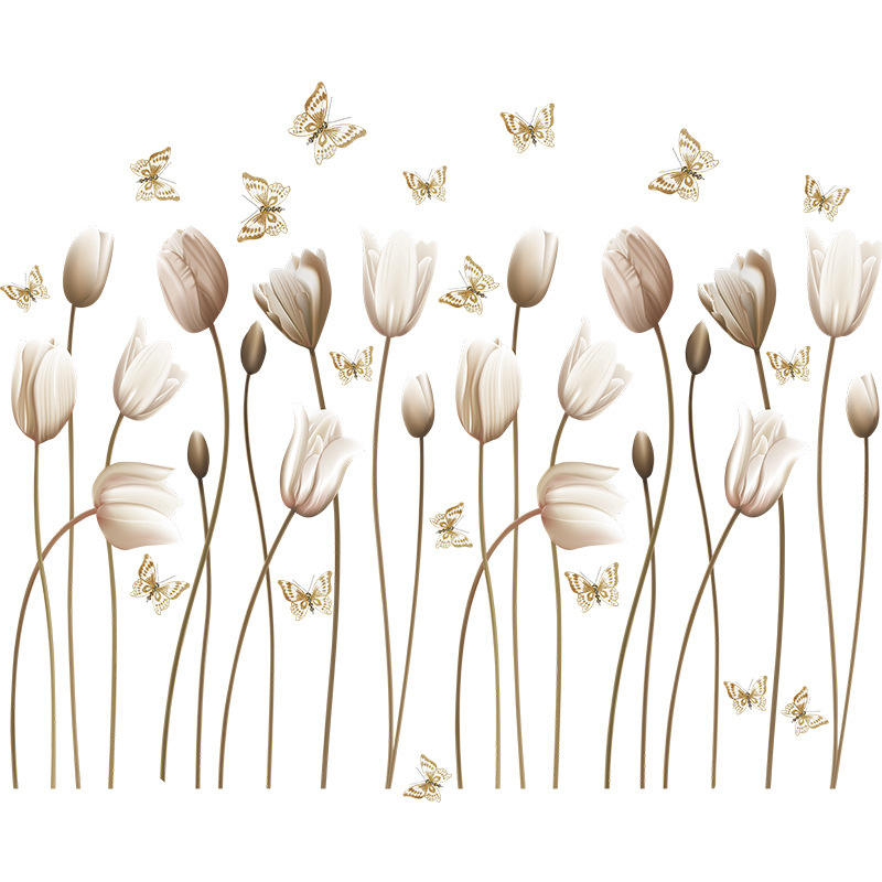 Flowers & Butterflies - Wall Stickers