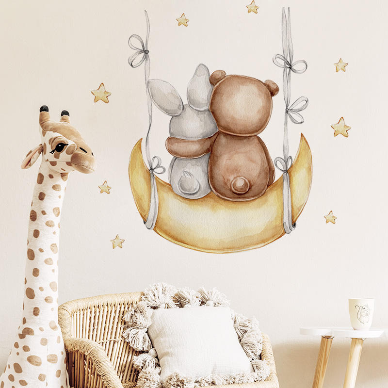 Bear & Bunny - Wall Sticker