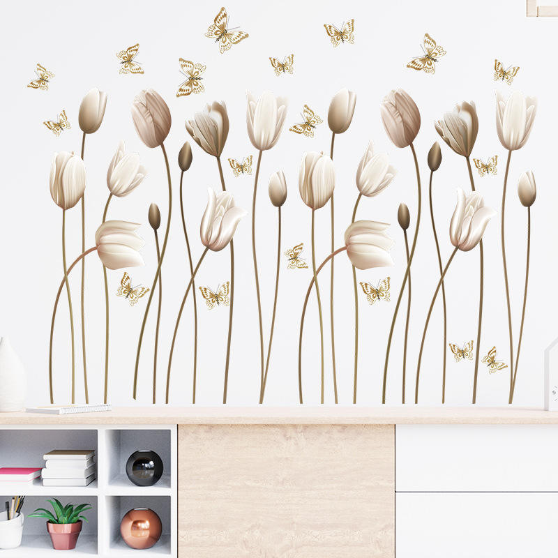 Flowers & Butterflies - Wall Stickers