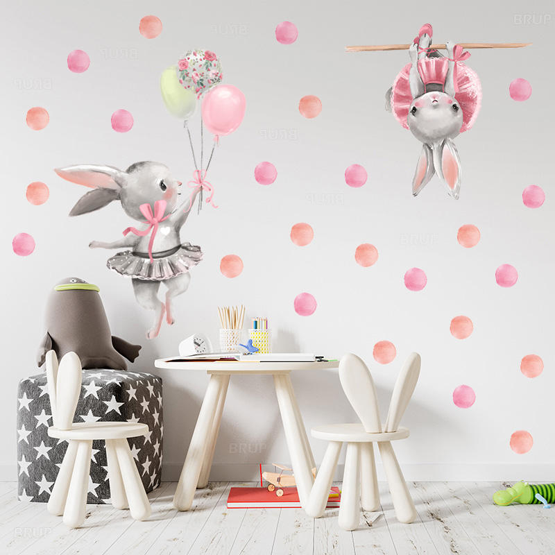 Dancing Bunnies - Wall Sticker