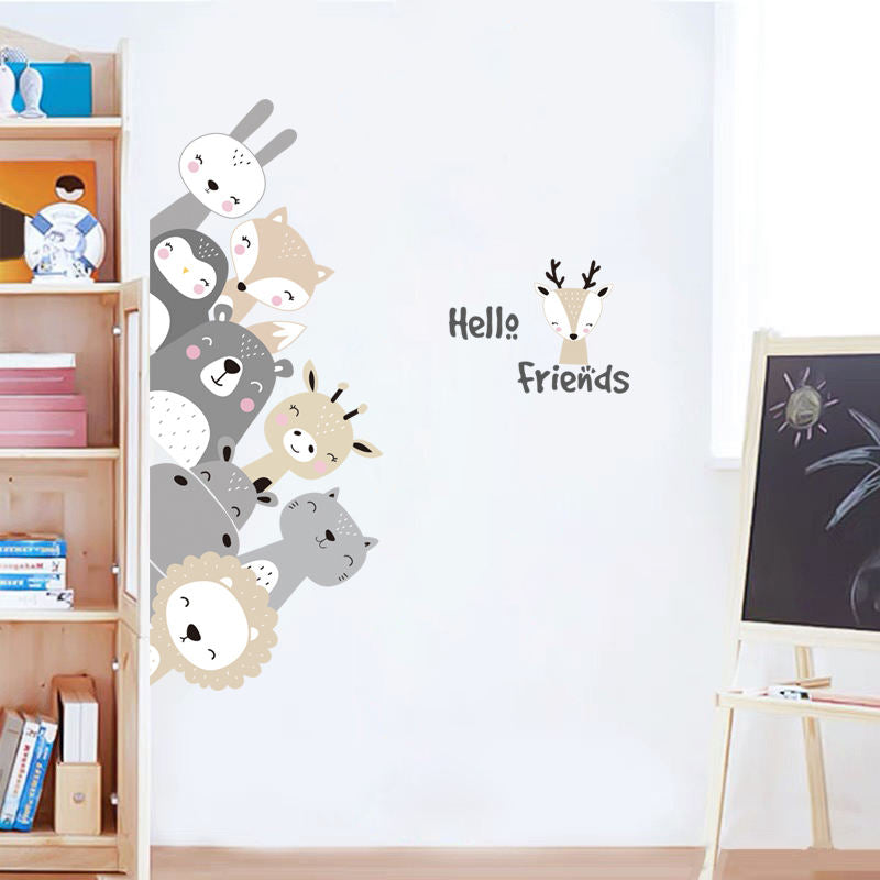 Greeting Animals - Wall Sticker