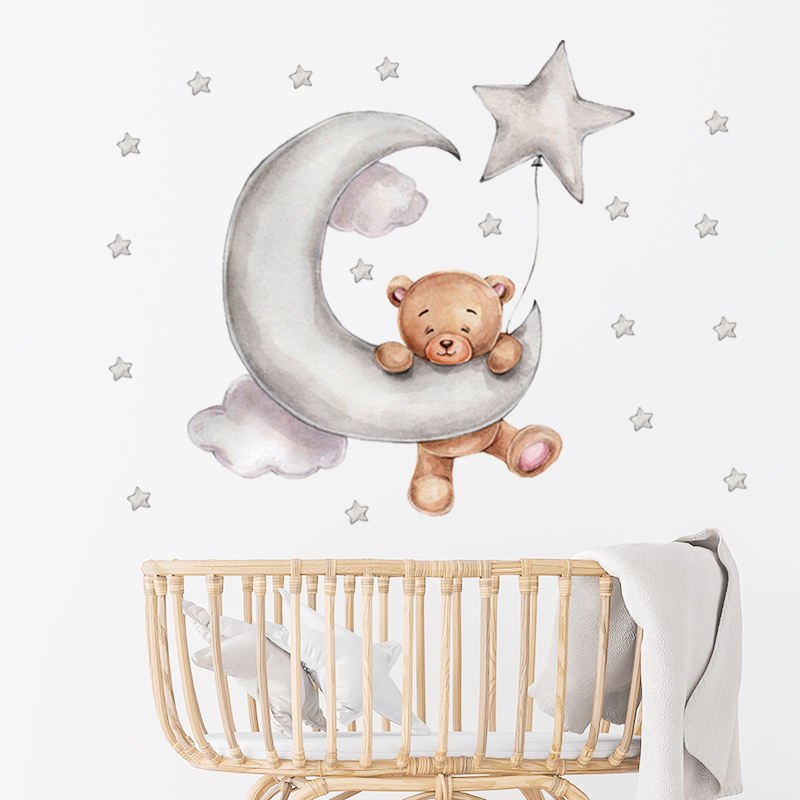 Teddy Bear - Wall Sticker of 7 Styles