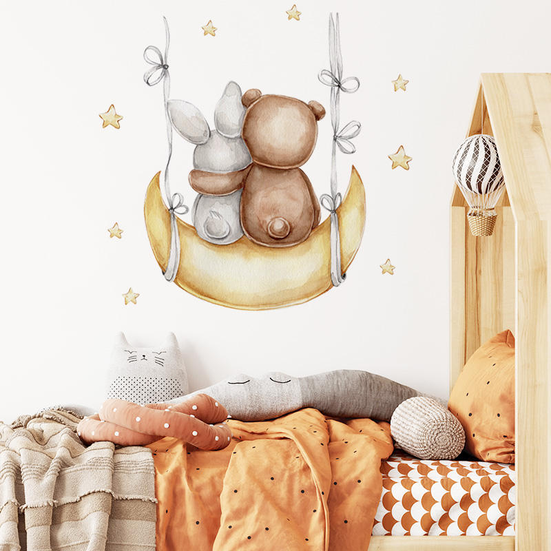 Bear & Bunny - Wall Sticker