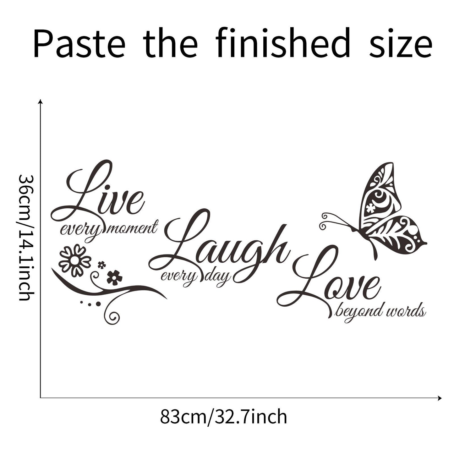 Live Laugh Love - Wall Sticker