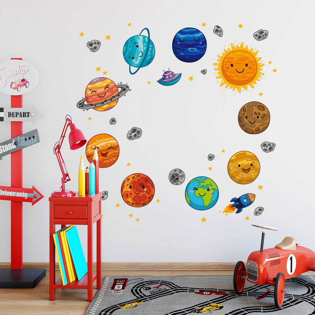 Planetary System - Wall Sticker