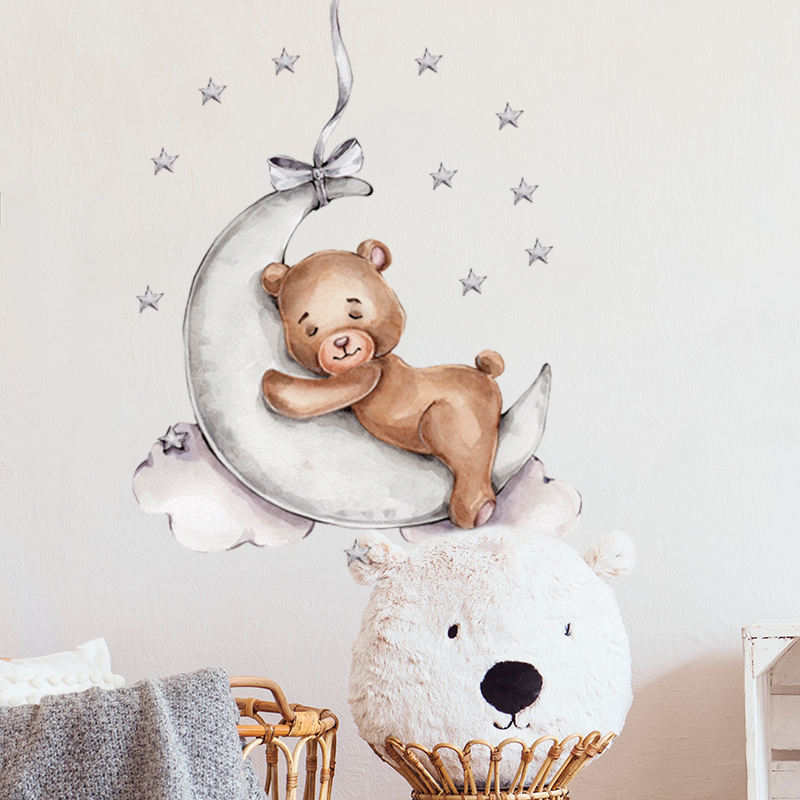 Teddy Bear - Wall Sticker of 7 Styles