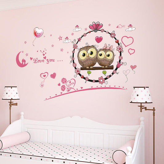 Lovely Owls - Wall Sticker