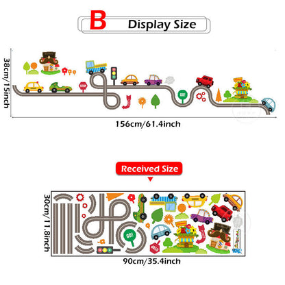 Streets of the City - Wall Sticker of 2 Styles