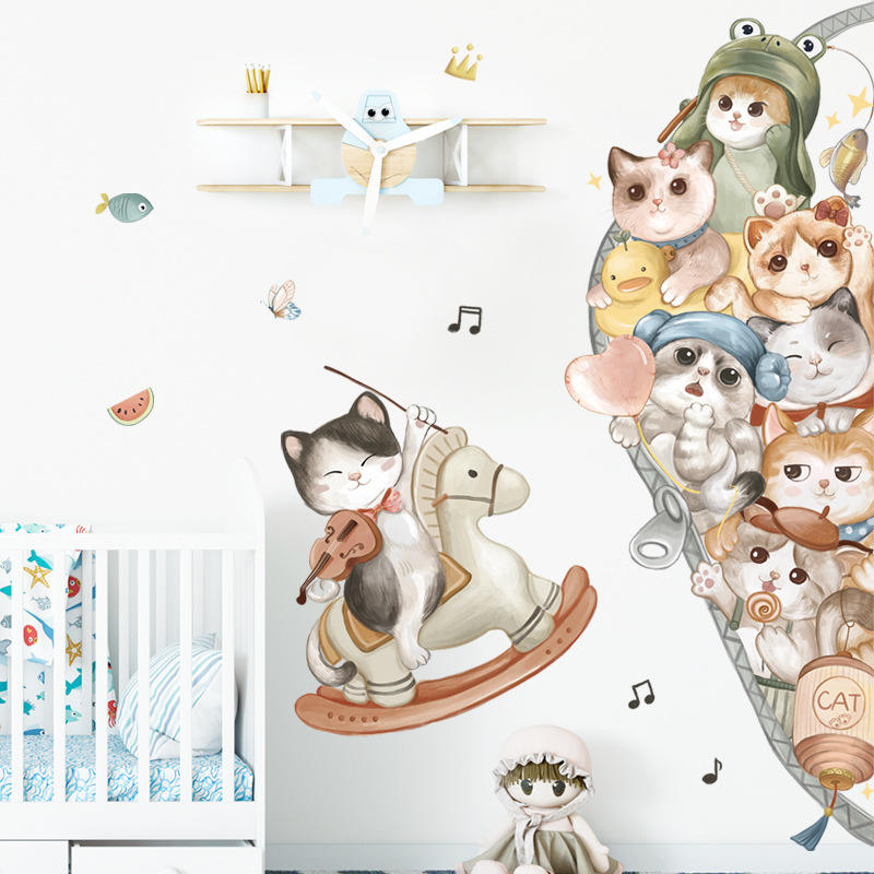 Cute Cats - Wall Sticker